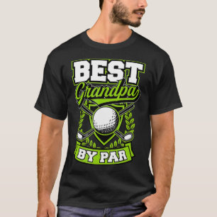 Mens Best Grandpa By Par Golfing Grandpa T-Shirt