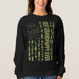Mens Best Grandpappy Ever Us American Flag Grandpa Sweatshirt