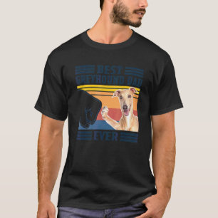 Mens Best Greyhound Dad Ever Dog Father's Day T-Shirt