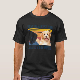 Mens Best Havanese Dad Ever  Dog  Father's Day T-Shirt