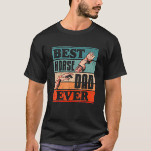 Mens Best Horse Dad Ever Papa Fatherhood Best Dadd T-Shirt