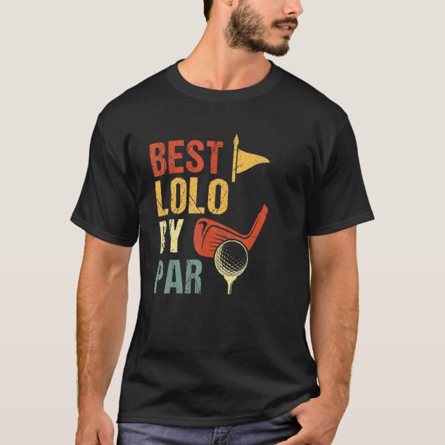 Mens Best Lolo By Par Golf T-Shirt (Front)