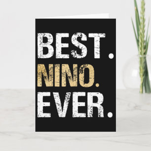 Mens Best Nino Ever Gift For Spanish Mexican Godfa Card