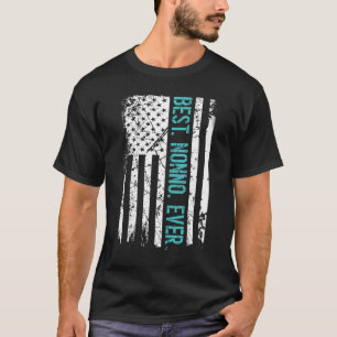Mens Best Nonno Ever Us American Flag Father's Day T-Shirt