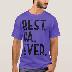 Mens Best Pa Ever Design for Grandpa Funny Men Fat T-Shirt