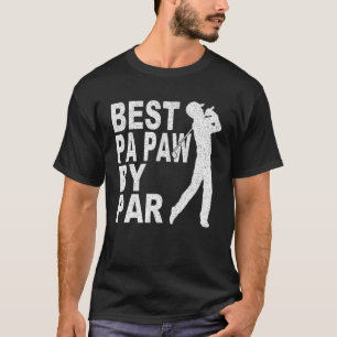 Mens Best Pa Paw By Par  Disc Golf  For Men Father T-Shirt