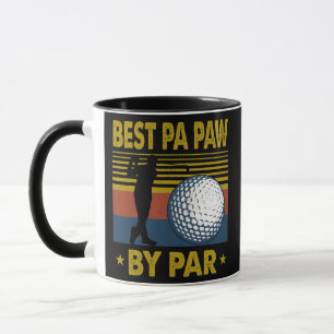 Mens Best Pa Paw By Par Funny Disc Golf Gift For Mug
