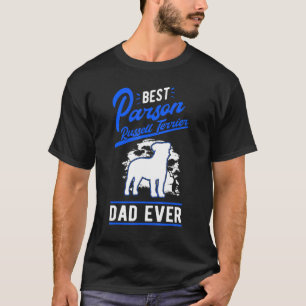 Mens Best Parson Russell Terrier Dad Ever Parson R T-Shirt