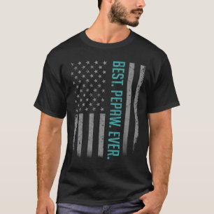 Mens Best Pepaw Ever US American Flag Shirt Gift F