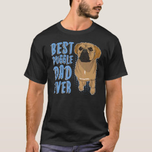 Mens Best Puggle Dad Ever Cute Pet Animal Dog Love T-Shirt