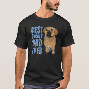 Mens Best Puggle Dad Ever Cute Pet Animal Dog Love T-Shirt