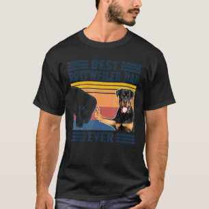 Mens Best Rottweiler Dad Ever  Dog  Father's Day T-Shirt