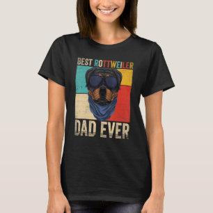 Mens Best Rottweiler Dad Ever Dog Owner Rottie T-Shirt
