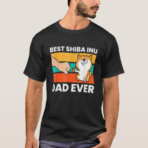 Mens Best Shiba Inu Dad Ever  Shiba Inu Owner T-Shirt