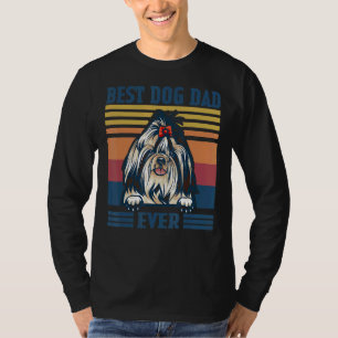 Mens Best Shih Tzu Dad Ever  Dog Dad Father's Day T-Shirt