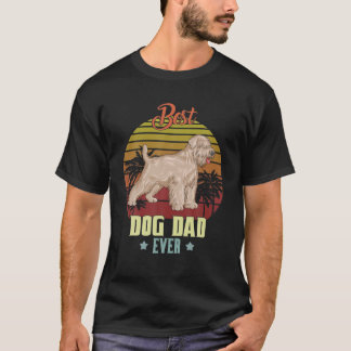 Mens Best Soft Coated Wheaten Terrier Dad Ever Dad T-Shirt