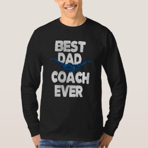 Mens Best Swim Coach Dad Swimming Coach Father T-Shirt