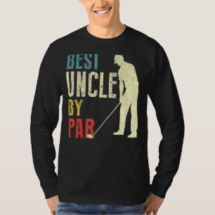 Mens Best Uncle By Par Golf Father's Day Daddy T-Shirt
