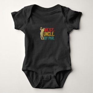 Mens Best Uncle By Par Retro Fathers Day Gifts Baby Bodysuit