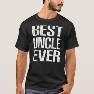 Mens Best Uncle Ever  Tee From Niece Nephew
