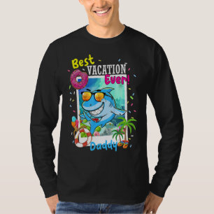 Mens Best Vacation Ever Daddy Of The Shark Matchin T-Shirt