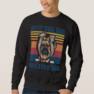 Mens Best Yorkie Dad Ever Dog Dad Father's Day 1 Sweatshirt