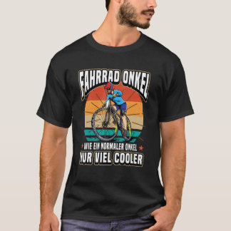 Mens Bicycle Mountain Bike Cycling Uncle T-Shirt