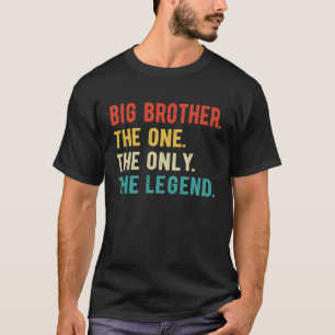 Mens Big Brother One Only Legend Father's Day Big T-Shirt