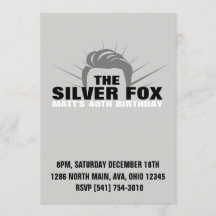 Men's birthday invitation