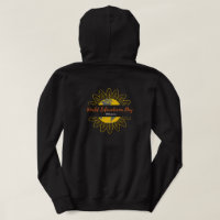 Men's Black Hoodie - World Scleroderma Day