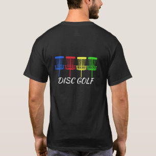 Mens Black T-shirt multi colour baskets