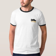 Men's Black & White Short Sleeved Tee