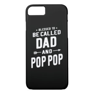 Mens Blessed To Be Called Dad and Pop-Pop Fathers Case-Mate iPhone Case