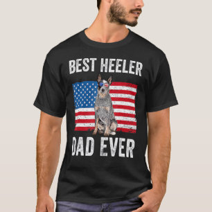 Mens Blue Heeler Dad Australian Cattle Dog  Americ T-Shirt