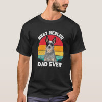 Mens Blue Heeler Dad Vintage Australian Cattle Dog