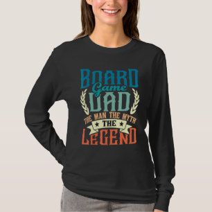 Mens Board Game Dad The Legend - Tabletop Game Boa T-Shirt
