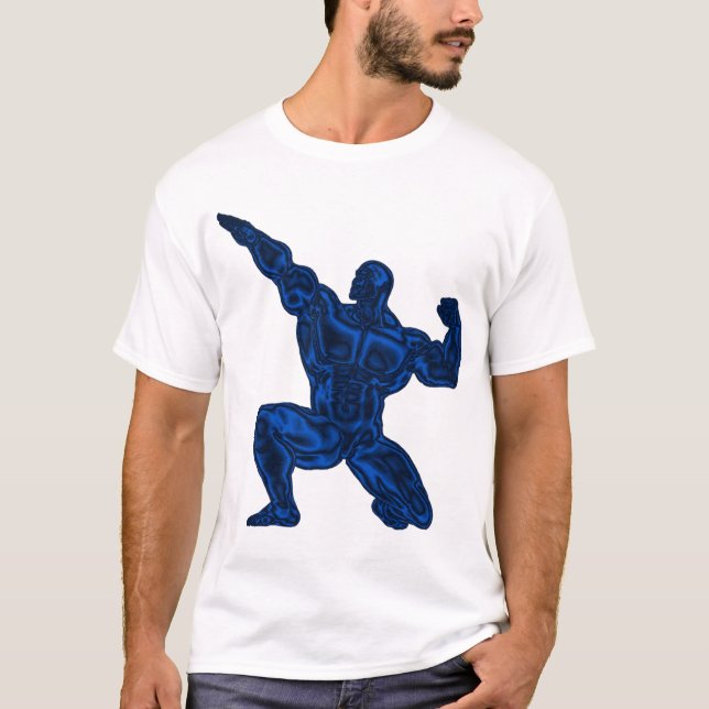 Mens Bodybuilding Pose T-Shirt (Front)