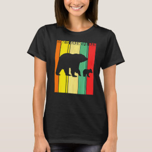Mens Bonus Grandpa Bär Bonus Grandad T-Shirt