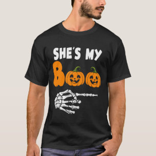 Mens boo matching halloween pajama couples boo T-Shirt