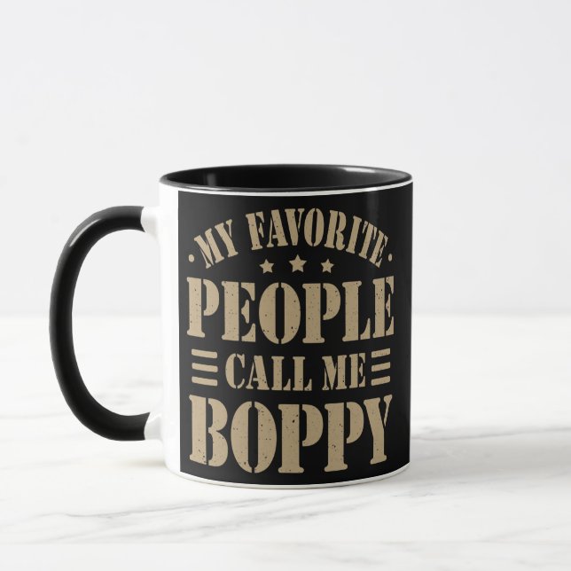 Mens Boppy s from Grandchildren for Boppy Men Mug (Left)