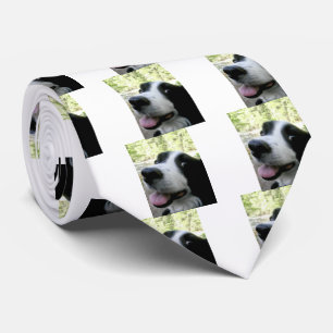 Men's Border Collie Silk Tie