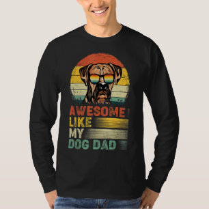 Mens Boxer Vintage Awesome Like My Dog Dad T-Shirt