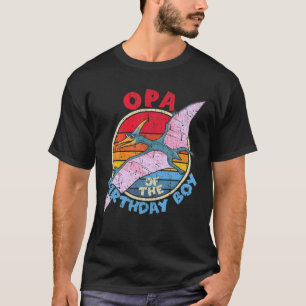 Mens Boy Birthday I Opa I Pterodactylus I Family M T-Shirt