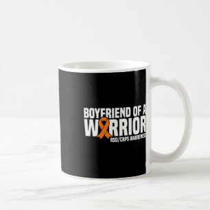 Mens Boyfriend Of A Warrior Orange Ribbon Rsdcrps Coffee Mug