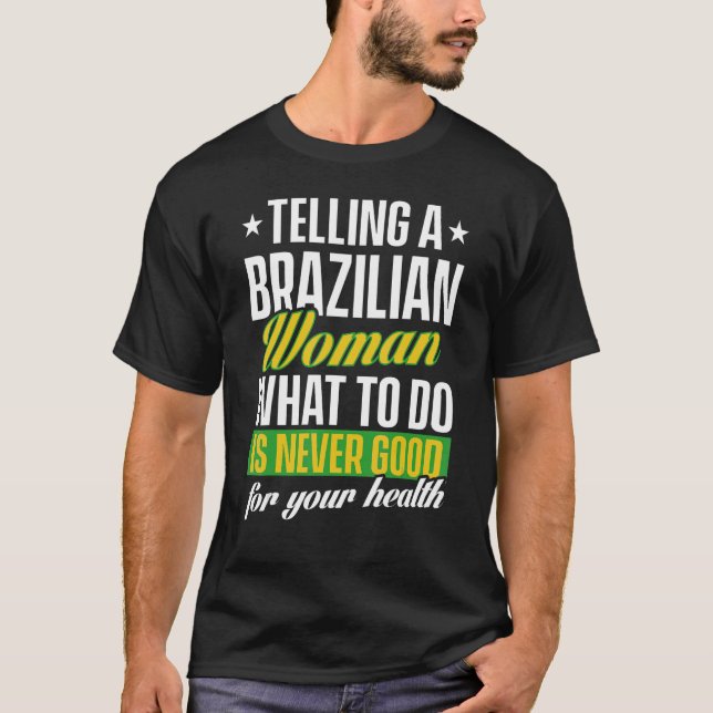 Mens Brazil Proud Brazilians Brazilian Roots Ameri T-Shirt (Front)