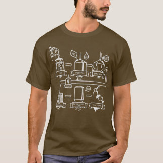 Mens Brewing Beer Process for Men Craft Beer T T-Shirt