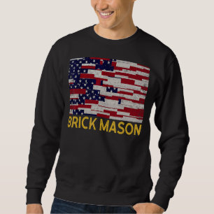 Mens Brick Mason Bricklayer Masonry Construction U Sweatshirt