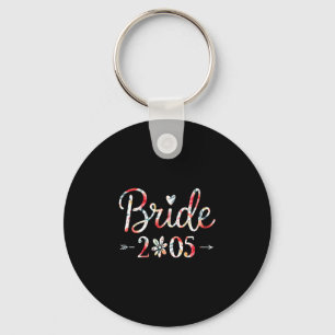 Mens bride est 2025 married wedding bridal party keychain