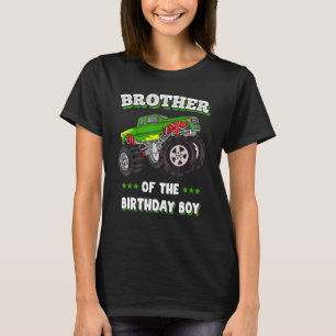 Mens Brother Of The Birthday Boy Fathers Monster T T-Shirt