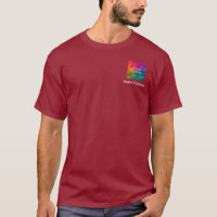 Men's Business TShirts Your Logo Here Employee